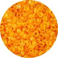 KORÁLKY oranžové 2mm soutache 20g SEEDS