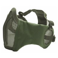 ASG Lower Half Metal ochranná maska ​​pre stalkerov s chráničmi sluchu