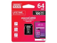 Pamäťová karta GoodRam micro SDXC 64 GB Class 10 UHS