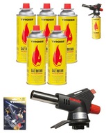 PLYNOVÝ TEPELNÝ HORÁK + 5 x NÁPLŇ PLYNOVÝ TEPELNÝ HORÁK + 5 x NÁPLŇ