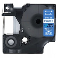 Páska pre DYMO D1 40926 9mm Modrá Páska pre DYMO D1 40926 9mm Modrá