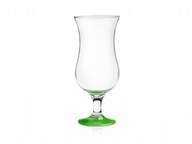 Koktejlový pohár 420 ml s farebným dnom - zelený