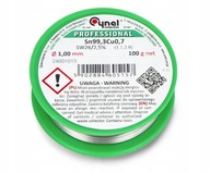 Bezolovnatý cín 1,00mm/100g Pb Free CYNEL 1mm Bezolovnatý cín 1,00mm/100g Pb Free CYNEL 1mm
