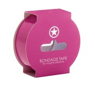 Ružová páska BDSM - Bondage Tape - 17,5m - ružová