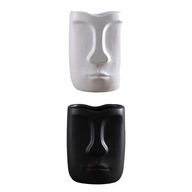 keramická váza Ľudská tvár Keramická váza Str