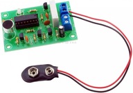 Klapka - akustické diaľkové ovládanie, DIY, AVT721/2 B