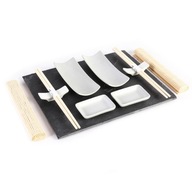 SUSHI SÚPRAVA pre 2 osoby, VEĽKÁ SÚPRAVA + BRIDDLOVÝ PODNOS SUSHI SÚPRAVA pre 2 osoby, VEĽKÁ SÚPRAVA + BRIDDLOVÝ PODNOS