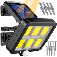 SOLÁRNE LED LAMPA SÚMRAK PANEL SNÍMAČA POHYBU