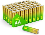 VÝKONNÉ účinné alkalické batérie GP ULTRA Alkaline G-TECH AA LR6 - 40 kusov VÝKONNÉ účinné alkalické batérie GP ULTRA Alkaline G-TECH AA LR6 - 40 kusov
