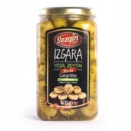 Turecké zelené olivy grilované s bylinkami 400g Turecké zelené olivy grilované s bylinkami 400g