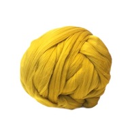 Vlnená česaná česaná plsť 0,5 kg YELLOW SNUFF Vlnená česaná česaná plsť 0,5 kg YELLOW SNUFF