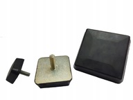 Štvorcový tlmič vibrácií DK80x80x30 M10 Štvorcový tlmič vibrácií DK80x80x30 M10