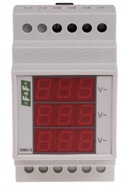 Indikátor napätia digitálny voltmeter 3F DMV-3 FF