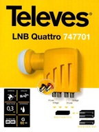 TELEVES QUATTRO KONVERTOR 0,3dB PRE MINI SIETE TELEVES QUATTRO KONVERTOR 0,3dB PRE MINI SIETE