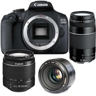 Canon 2000D + 18-55 DC III + 50MM 1,8 YN + 75-300