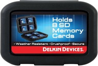 Odolné puzdro na 8 pamäťových kariet Delkin SD