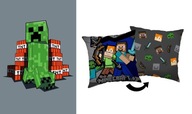 MINECRAFT FLEECE DEKA 100x150 VANKÚŠ STEVE ALEX MINECRAFT FLEECE DEKA 100x150 VANKÚŠ STEVE ALEX