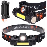 LED nabíjateľná vodotesná USB čelovka LED nabíjateľná vodotesná USB čelovka