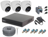Súprava monitorovacieho systému Dahua 3 plnofarebné kamery