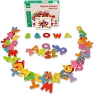 Magnety Písmená + Poľské znaky Sada pre deti Magnety Písmená + Poľské znaky Sada pre deti