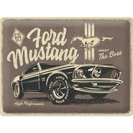 Nostalgický umelecký plagát 30x40 Ford Mustang The Boss Nostalgický umelecký plagát 30x40 Ford Mustang The Boss