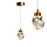 ZÁvesná LAMPA ZLATÁ LED MODERNÝ LUSTRE 5W