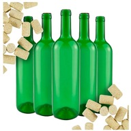 10X FĽAŠE VÍNA 0,75L + KOROK - 3 FARBY 10X FĽAŠE VÍNA 0,75L + KOROK - 3 FARBY