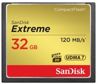 SD karta Sandisk CompactFlash EXTREME 32 GB 120 MB