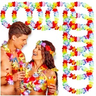 10X HAVAJSKÉ KVETY ALOHA HAVAJSKÝ NÁHRDELNÍK DOPLNKY NA BAKALÁRSKU PÁRTY 10X HAVAJSKÉ KVETY ALOHA HAVAJSKÝ NÁHRDELNÍK DOPLNKY NA BAKALÁRSKU PÁRTY