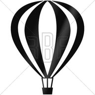 Balón | Nálepka na auto | čierna