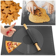 SILIKÓNOVÁ DOSKA VEĽKÁ MATKA 60x40 cm + silikónový valček SET SILIKÓNOVÁ DOSKA VEĽKÁ MATKA 60x40 cm + silikónový valček SET