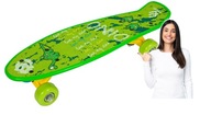 Plastový skateboard Enero mini Dino GREEN