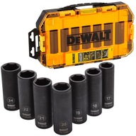 Sada 7 ks rázových nástrčných kľúčov DeWALT 1/2'