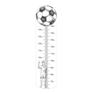 Nálepka s grafom futbalovej výšky Nálepka s grafom futbalovej výšky