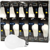 10x LED žiarovka E27 15W=100W biela 1530lm SET