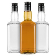 10x DANIELS Fľaša 500ml na Whisky Brandy Moonshine