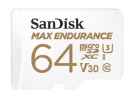 SanDisk MAX ENDURANCE microSDXC 64 GB V30 30 000 HODÍN