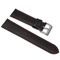 PREMIUM kožený remienok A03-22 mm, čierny, červený závit SMARTWATCH PREMIUM kožený remienok A03-22 mm, čierny, červený závit SMARTWATCH