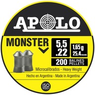 Ťažké pelety Apolo Monster 5,5 mm 200 ks Ťažké