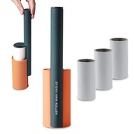 Valček na čistenie odevov z kožušiny Oranžový valček + 3 valčeky Valček na čistenie odevov z kožušiny Oranžový valček + 3 valčeky