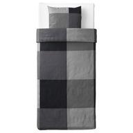 IKEA BRUNKRISSLA posteľná súprava 150x200 čierna IKEA BRUNKRISSLA posteľná súprava 150x200 čierna