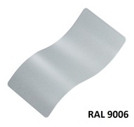 Prášková farba s kovovým hladkým leskom RAL9006