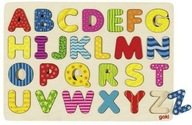 Drevené puzzle s abecedou