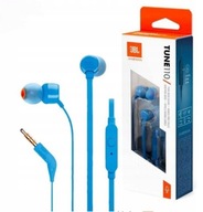 JBL Tune 110 T110 Blue káblové slúchadlá do uší Svetlomodré JBL Tune 110 T110 Blue káblové slúchadlá do uší Svetlomodré