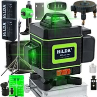HILDA LEVEL 4D KRÍŽOVÝ LASER LEVEL 360 STATÍV 2 METRE 2 ŠTÍT BATÉRIE HILDA LEVEL 4D KRÍŽOVÝ LASER LEVEL 360 STATÍV 2 METRE 2 ŠTÍT BATÉRIE