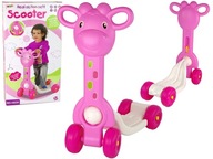 Kolobežka pre deti 4 kolesá Pink Giraffe