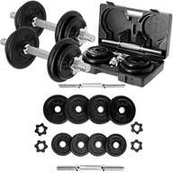 SET 20kg Nastaviteľné činky Činky 2x10kg SET 20kg Nastaviteľné činky Činky 2x10kg