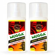 2x MUGGA EXTRA STRONG 75ml 50% SPREJ NA KOMÁRY