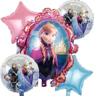 Fóliové balóny FROZEN Frozen ELZA ANNA narodeninová dekorácia sada 5 ks. Fóliové balóny FROZEN Frozen ELZA ANNA narodeninová dekorácia sada 5 ks.