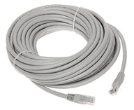Patchcord RJ45/6/15-GREY UTP kat.6 sivý 15m Patchcord RJ45/6/15-GREY UTP kat.6 sivý 15m